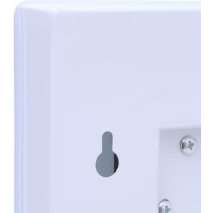 Frameless Anti-Fog LED Bathroom Wall Mirror - White by Livingandhome