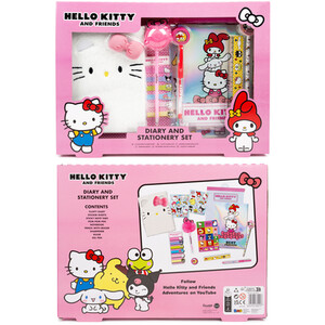 Hello Kitty Diary and Stationery Set - Pink by Hello Kitty