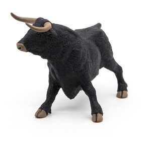 PAPO Farmyard Friends Andalusian Bull Toy Figure - Black by PAPO