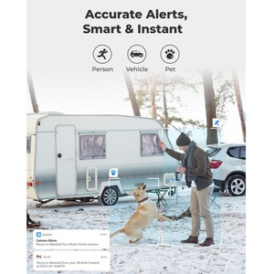 Reolink 2K Plus UHD Duo 2 180 AI 4G Solar with 64GB MicroSD - White by Reolink