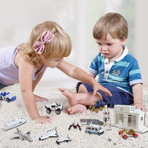 44 pcs astronaut space shuttle pretend play set - Blue