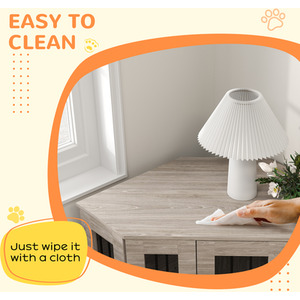 PawHut 2 in 1 Conner Dog Crate Furniture with Cushion by PawHut