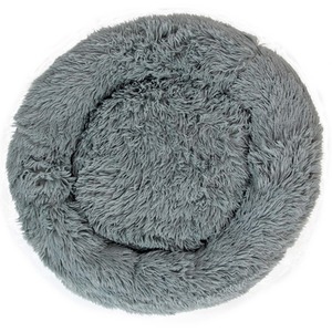 Fluffy Dog Bed in Grey - Grey / M by Actiaspet