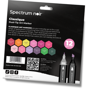 Spectrum Noir Classique 12 Pack - Vibrant Florals by Spectrum Noir
