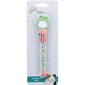 Squishmallows Bee or Frog 10 Colour Pen - Multicolour