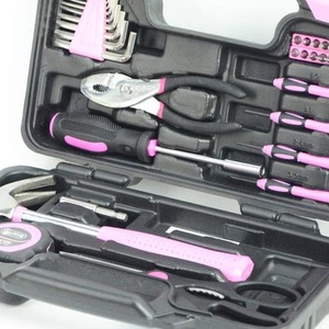 Hyfive Pink Tool Kit with Pink Hammer, Pink Pliers 38pc - Pink by Hyfive