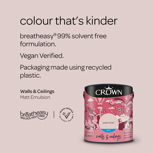 Crown Matt Breatheasy Emulsion Paint - Pashmina by Crown Paints