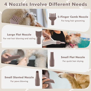 Dog Dryer Dog Cat Hair Blower - White by Costway