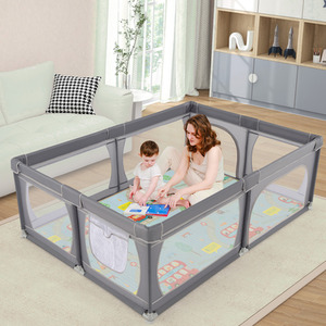 Baby Activity Center Baby Playpen with Mat by Costway