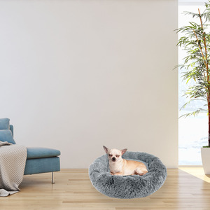 Fluffy Dog Bed in Grey - Grey / XS by Actiaspet