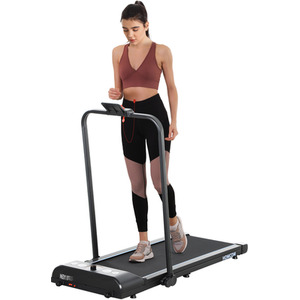 HOMCOM Folding Walking Treadmill Aerobic Walking Exercise Machine LED by HOMCOM