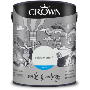 Crown Matt Emulsion - Seldom Seen / 5l by Crown Paints