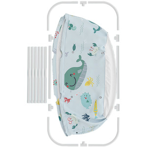 Seabed Foldable Bathtub with Cushion by Livingandhome