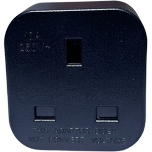 Travel Adaptor UK to Swiss Switzerland Adapter Plug - Black by ShaniTech