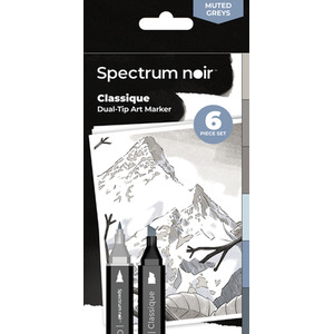 Spectrum Noir Classique 6 Pack - Muted Greys by Spectrum Noir