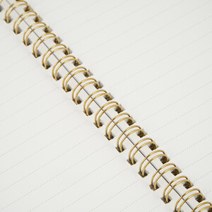 Enchanted Garden A5 Spiral Notebook - Cream