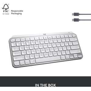 Logitech MX Keys Mini for Mac Wireless Keyboard - Multicolour by Logitech