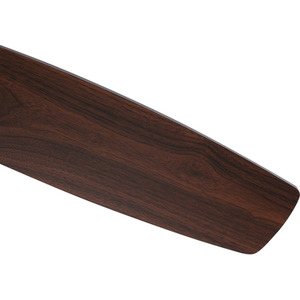 5-Blade Ceiling Fan Light with Glass Cup Shade and Pull String - Brown by Livingandhome