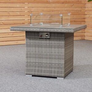 New Hampshire Conversation Firepit Set - Grey by Malay