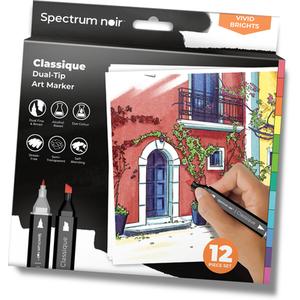 Spectrum Noir Classique 12 Pack - Vivid Brights by Spectrum Noir