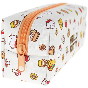 Pumpkin Hello Kitty Pencil Case - White and Orange by Hello Kitty