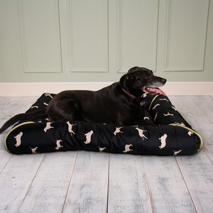 Water Resistant Canvas Dog Mattress - XL - Black by Dreampaws