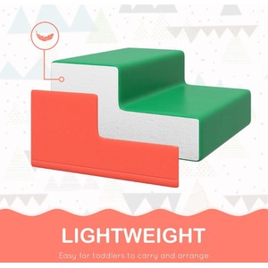 4 Piece Toddlers Soft Play Set - White by Chilli Seating