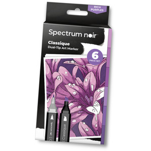 Spectrum Noir Classique 6 Pack - Rich Purples by Spectrum Noir