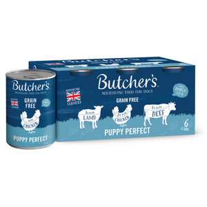 Butcher's Puppy Perfect Dog Food Tins by Butcher's