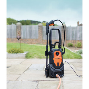 Saber 1600W Pressure Washer - Black and Orange by Saber