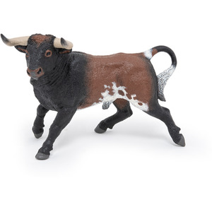PAPO Farmyard Friends Spanish Bull Toy Figure - Brown by PAPO