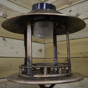 Bronze Effect Resin Garden Bird Bath and Table with Solar Light - Bronze by Samuel Alexander