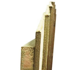 Overlapped Feather Edge Pathway Fully Framed Arch Top Pedestrian Garden Gate - Pressure Treated (Tanalised) / 75cm by Premier Garden Supplies