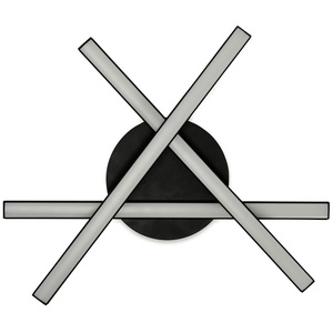 Infinity IP44 Rated 3 Arm Adjustable Integrated LED Ceiling Light - Matte Black by ValueLights