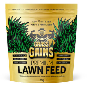 Grass Grains Premium Lawn Feed 2kg by Grass Gains
