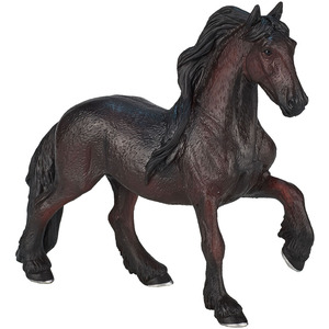 ANIMAL PLANET Mojo Farm Life Friesian Mare Toy Figure - Black by ANIMAL PLANET