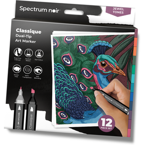 Spectrum Noir Classique 12 Pack - Jewel Tones by Spectrum Noir