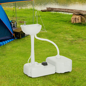 Outsunny Portable Sink Basin - Grey by Outsunny
