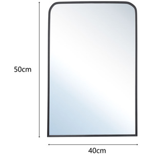 Arched Wall Mirror - Clear / 50cm by Livingandhome