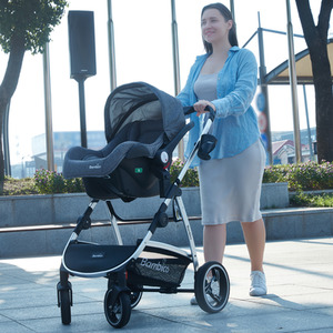 3 in 1 Deluxe Pushchair Stroller by Bambico