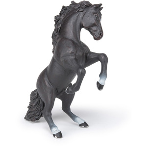 PAPO Horse and Ponies Black Reared Up Horse Toy Figure - Black by PAPO