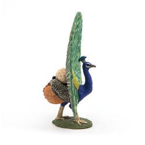 PAPO Farmyard Friends Peacock Toy Figure - Blue by PAPO