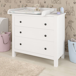 Universal changing top Shefa Kids 800, for IKEA dressers - White by Shefa Kids
