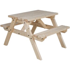 Classic Rounded Pub Style Picnic Bench and Table by Arbor Garden Solutions