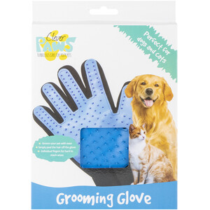 Pet Grooming Glove - Blue by Clever Paws