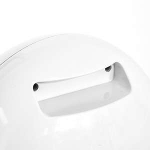 HOMCOM Electric Fireplace Heater with Flame Effect Rotatable - White by HOMCOM