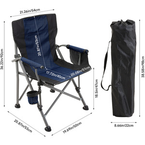 Outdoor Portable Folding Camping Chair by Livingandhome