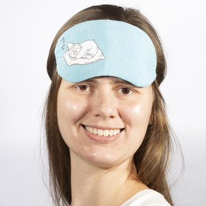Sleepy Animal Hot and Cold Gel Packs Soothing Eye Mask - Blue / Penguin by Ultra