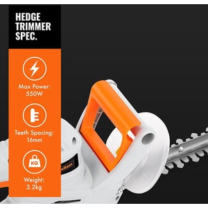 VonHaus - 550W Hedge Trimmer - grey by Vonhaus