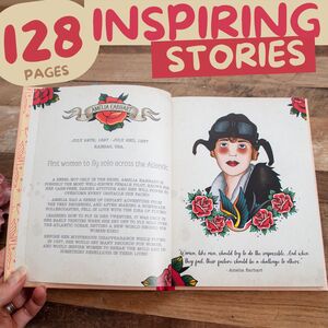 Be Inspired - Badass Women Book - Pink by Bee Three Books